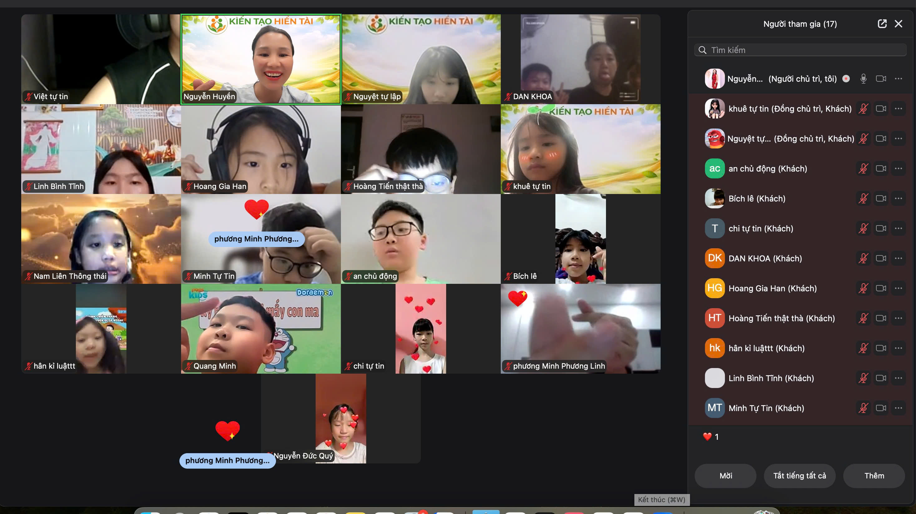 Học trực tiếp qua Zoom